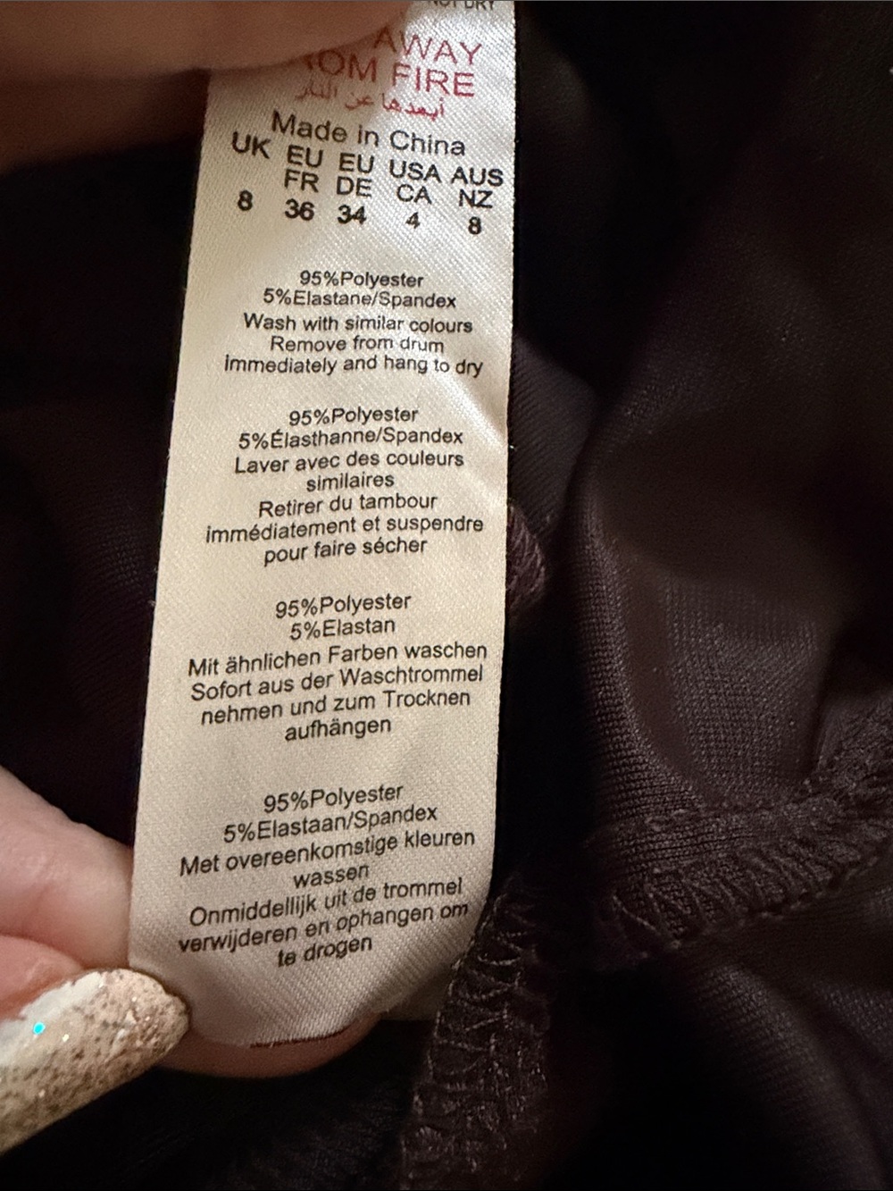 PrettyLittleThing Brown velvet ruched midi dress - Picture 9 of 9